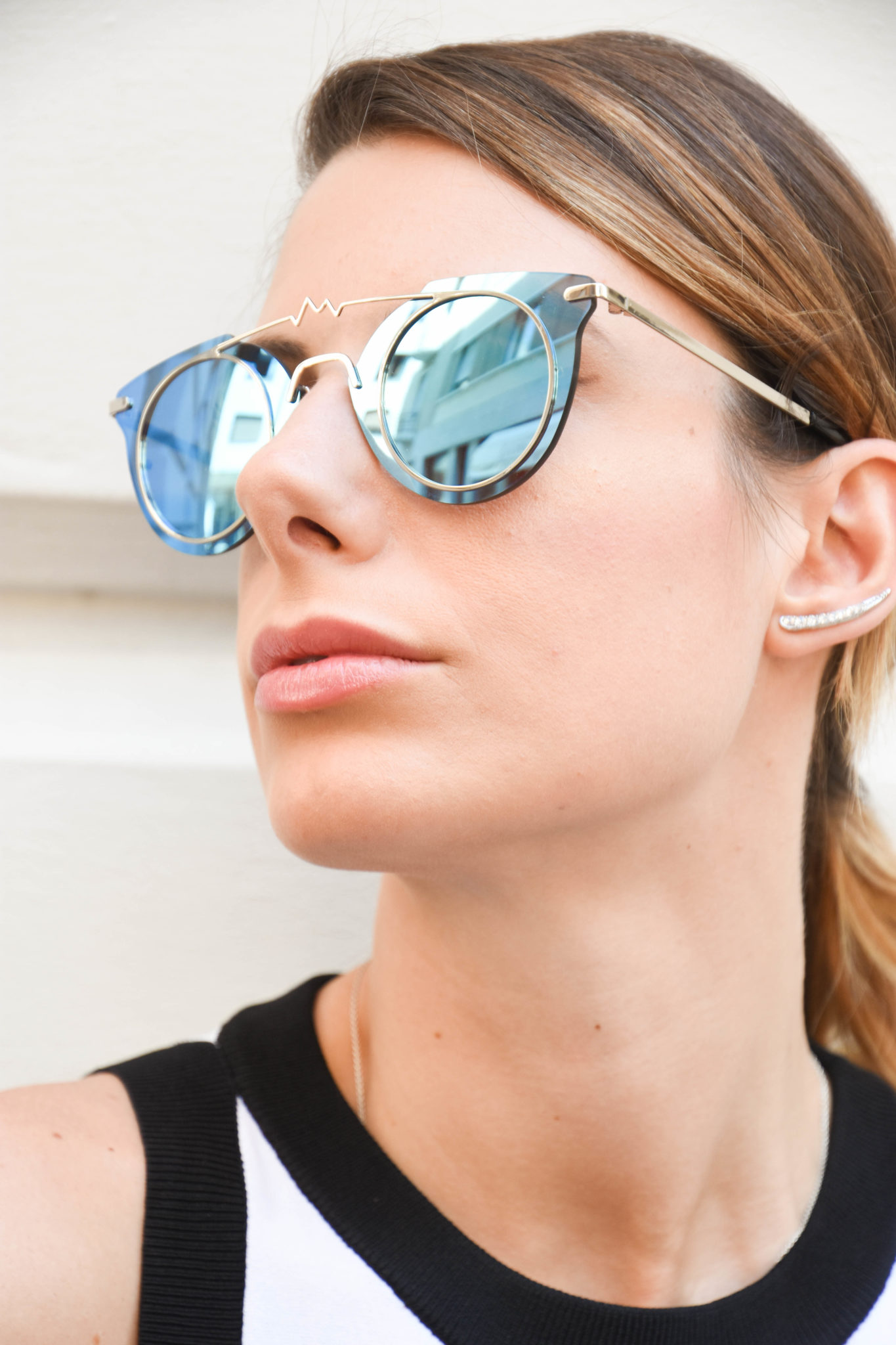 Giulia De Martin EoE sunglasses - Techy 10's- sunglasses LR-1 behind my glasses eyewear silmo paris 2017 mirror lenses shades sunnies blog blogger
