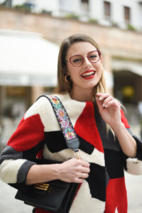 Giulia de martin behind my glasses eyewear blog influencer face a face eyeglasses optical lunettes red rouge Jackie 2 9298m -11