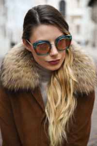 giulia de martin behind my glasses eyewear influencer blogger content creator blog sunglasses eyeglasses face è face paris sunglasses fall winter 2018 frame woman -17