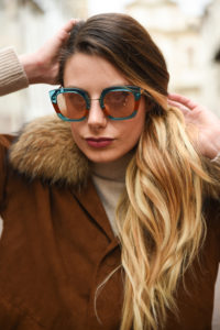 giulia de martin behind my glasses eyewear influencer blogger content creator blog sunglasses eyeglasses face è face paris sunglasses fall winter 2018 frame woman -17