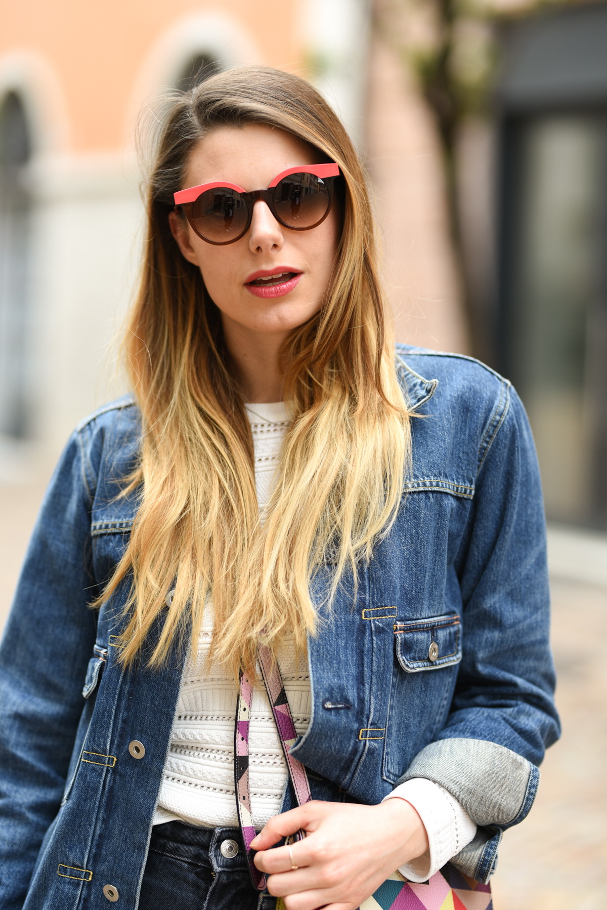 giulia de martin woow sunglasses occhiali da sole frame eyewear pink spring summer 2019 eyewear blog influencer -19