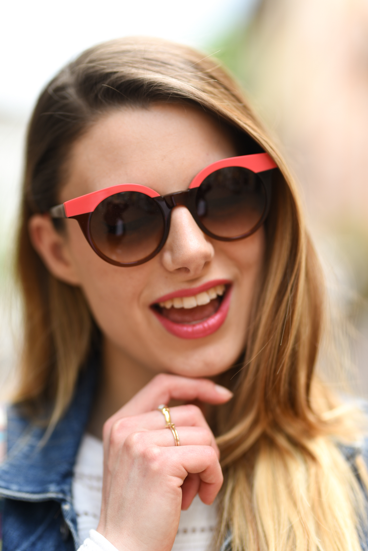 giulia de martin woow sunglasses occhiali da sole frame eyewear pink spring summer 2019 eyewear blog influencer -19