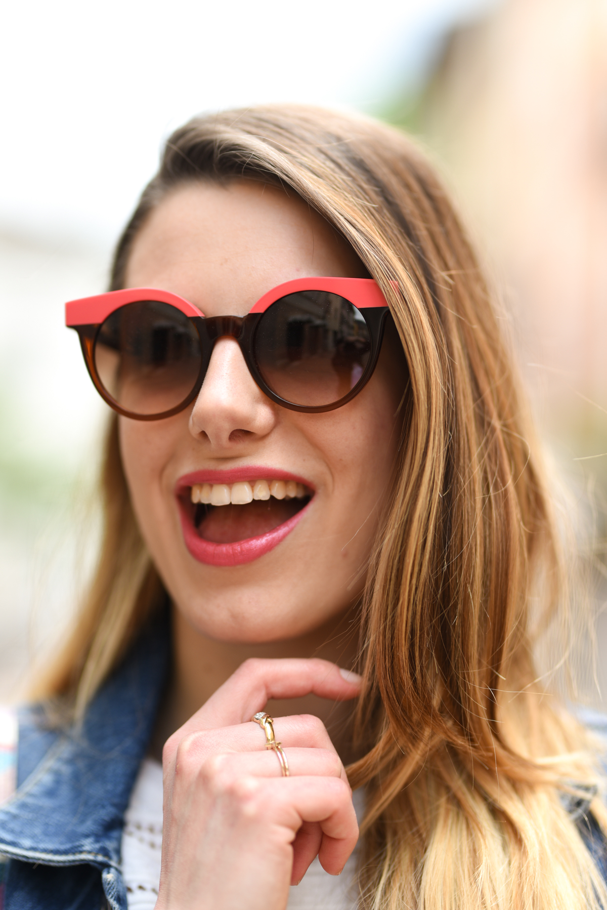 giulia de martin woow sunglasses occhiali da sole frame eyewear pink spring summer 2019 eyewear blog influencer -19