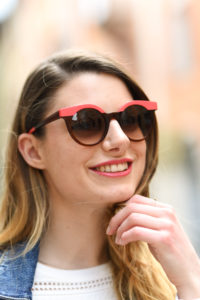 giulia de martin woow sunglasses occhiali da sole frame eyewear pink spring summer 2019 eyewear blog influencer -19