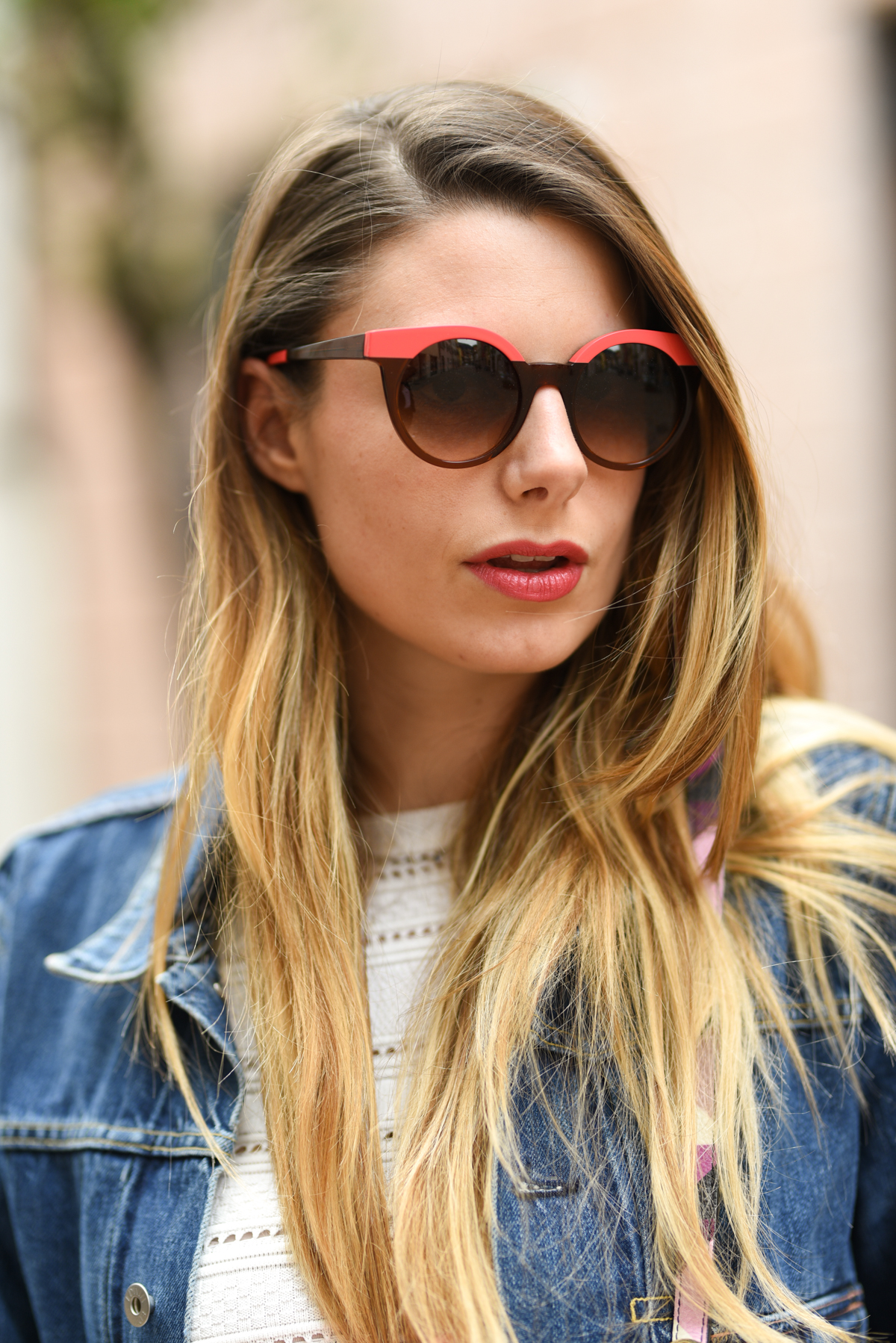 giulia de martin woow sunglasses occhiali da sole frame eyewear pink spring summer 2019 eyewear blog influencer -19