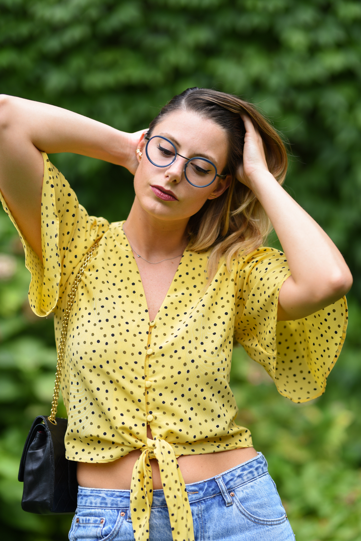 giulia de martin naoned eyeglasses occhiali da sole frame eyewear spring summer 2019 eyewear blog influencer -1