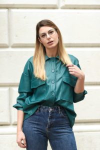 giulia de martin woow full moon2 eyeglasses fall winter 2019 2020 behidn my glasses teal green blue occhiali da vista eyewear blog influencer -1