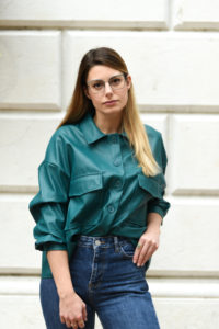 giulia de martin woow full moon2 eyeglasses fall winter 2019 2020 behidn my glasses teal green blue occhiali da vista eyewear blog influencer -1