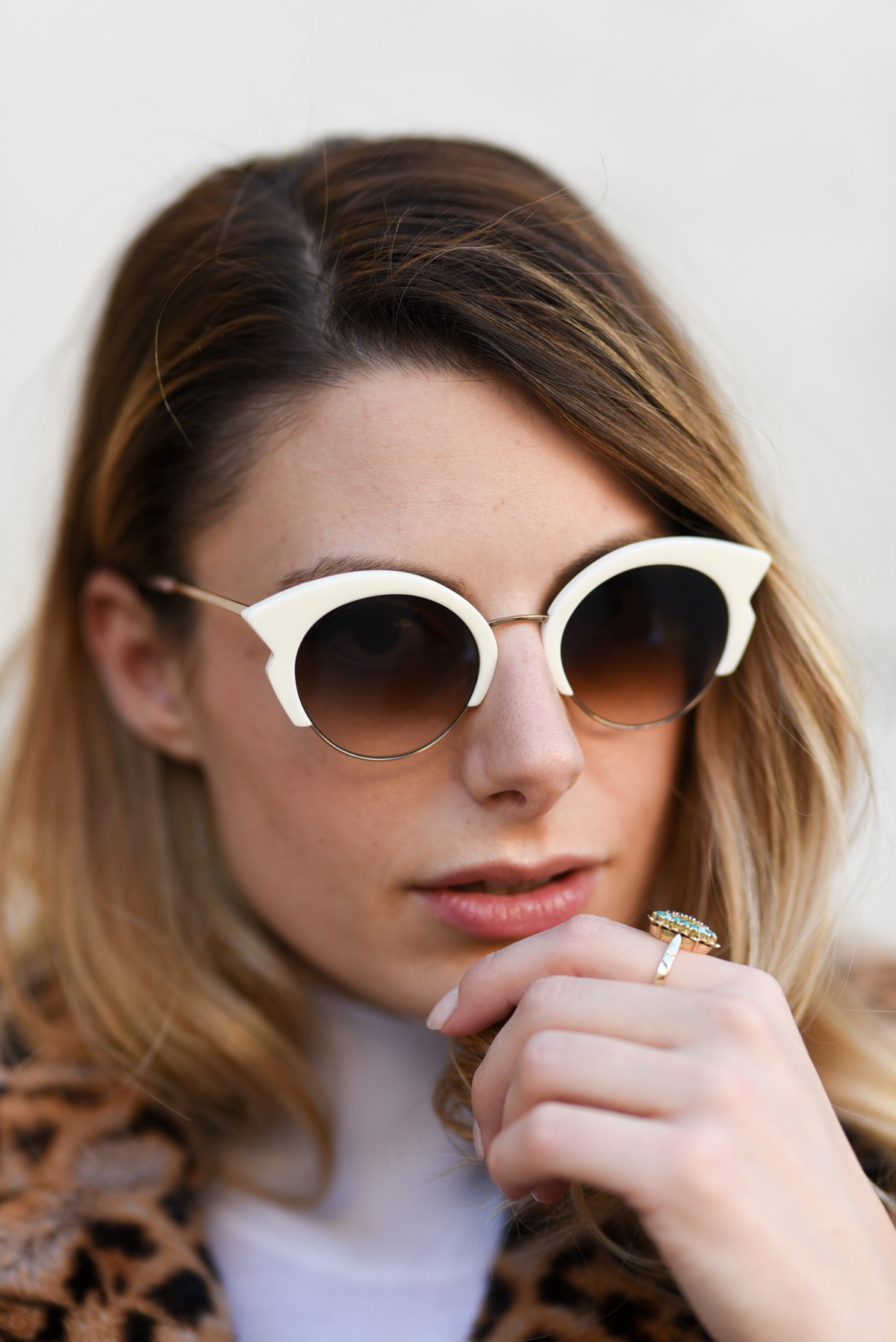 giulia de martin woow sunglasses sunnies occhiali da sole fall winter 2019 2020 behidn my glasses teal green blue occhiali da vista eyewear blog influencer -1