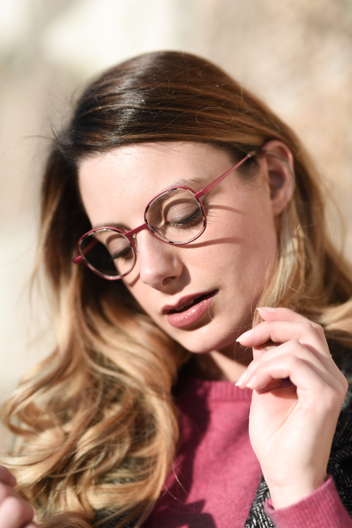 giulia de martin naoned eyeglasses pink 2019 2020 behind my glasses eyewear blogger influencer-9