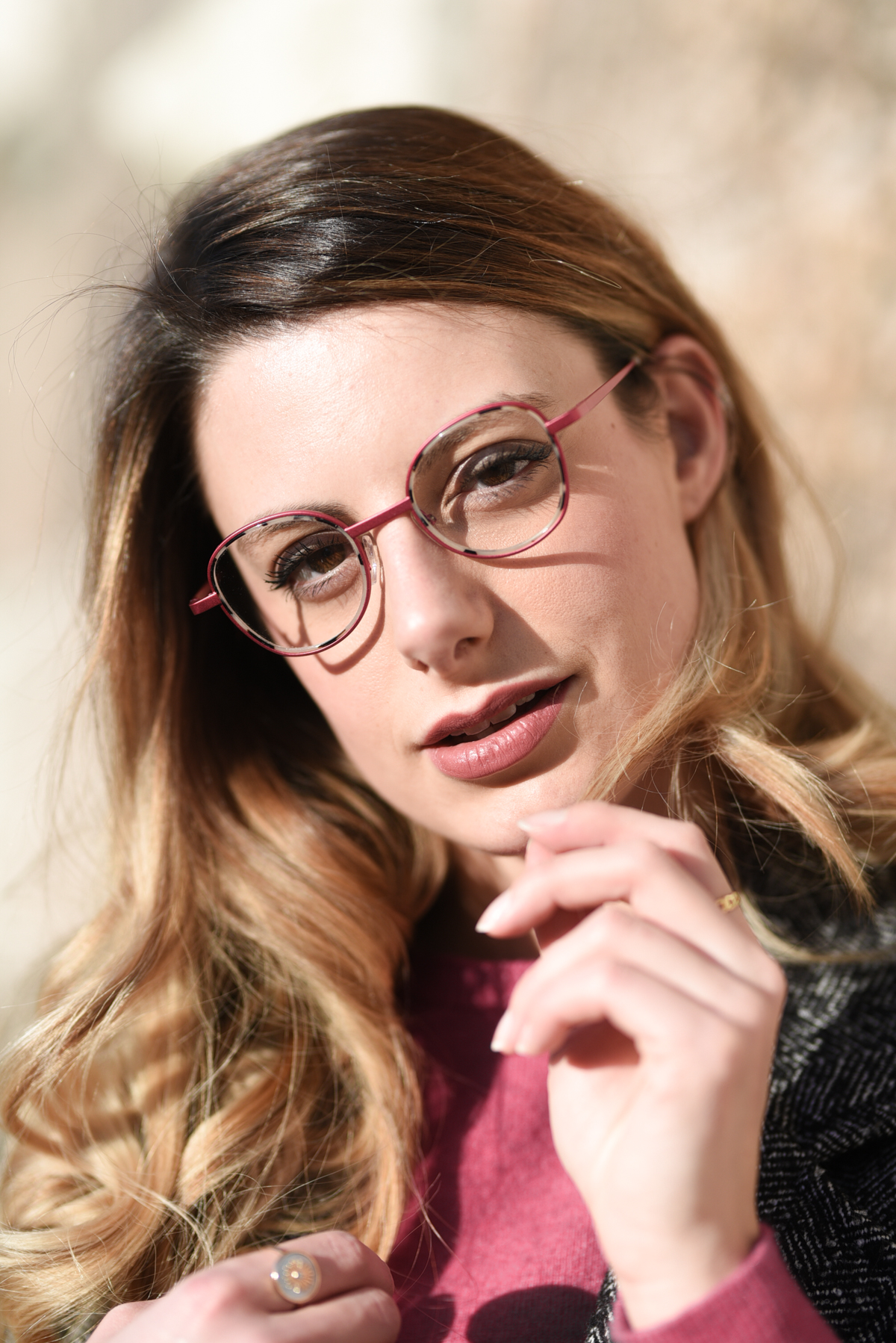 giulia de martin naoned eyeglasses pink 2019 2020 behind my glasses eyewear blogger influencer-9